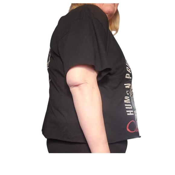 Creed Size 2X 2024 Tour Shirt Human Pride Sings a Vengeful Song Tour Tee CUTOFF - Picture 2 of 6